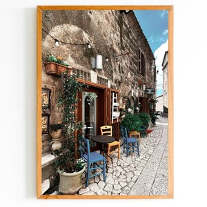 Italy wall art prints posters print photography mediterranean photo decoration village italians
