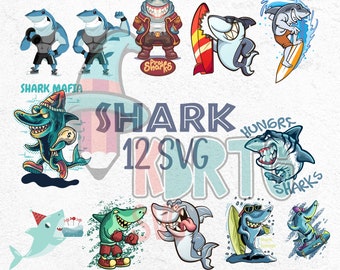 Free Free 62 Shark With Glasses Svg SVG PNG EPS DXF File