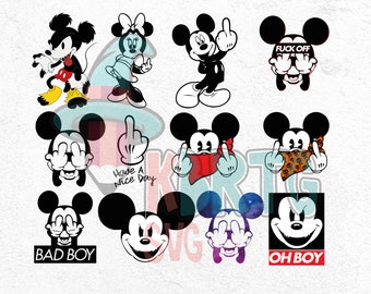 悪いミッキーマウス PNG バンドル: グラフィック デザイン (デジタル