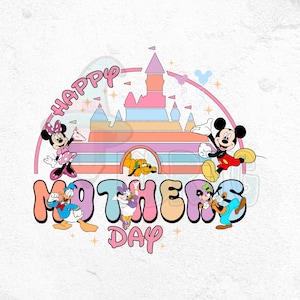 Mickey Mother&#39;s Day Png, Cartoon Mama Png, Mickey and Friends, Mother&#39;s Day Png, Mama Life Png, Best Mom Ever Png, Mother&#39;s Shirt Design