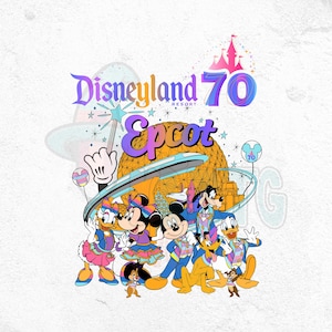 Resort 70-jähriges Jubiläum Png, Mickey Minnie Mouse Platinum Feier Png, Magic Kingdom Png, 70 Jahre magische Familienreise Passend