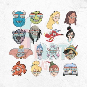 Alicja w Krainie Czarów Najlepszy Dzień PNG, Pinokio, Mulan, Dumbo PNG, Piotruś Pan, Dzwoneczek PNG, Potwór Sulley, Potwór Mike PNG, Najlepszy Dzień W Życiu