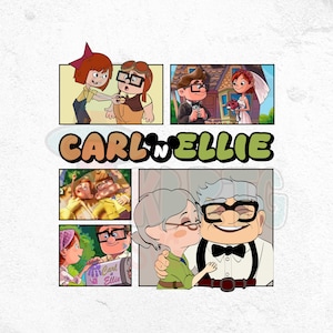 Ellie and Carl PNG Bundle, Up Movie PNG, My Greatest Adventure Png, Carl Png, Her Carl His Ellie, Carl And Ellie Adventure Is Out, Valentine