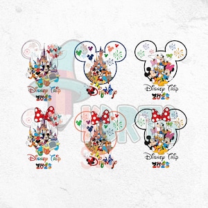 Familienurlaub PNG Bundle, Vacay Castle, Familienreise Mickey Minnie World, Reise, Expo D23, 100 Jahre