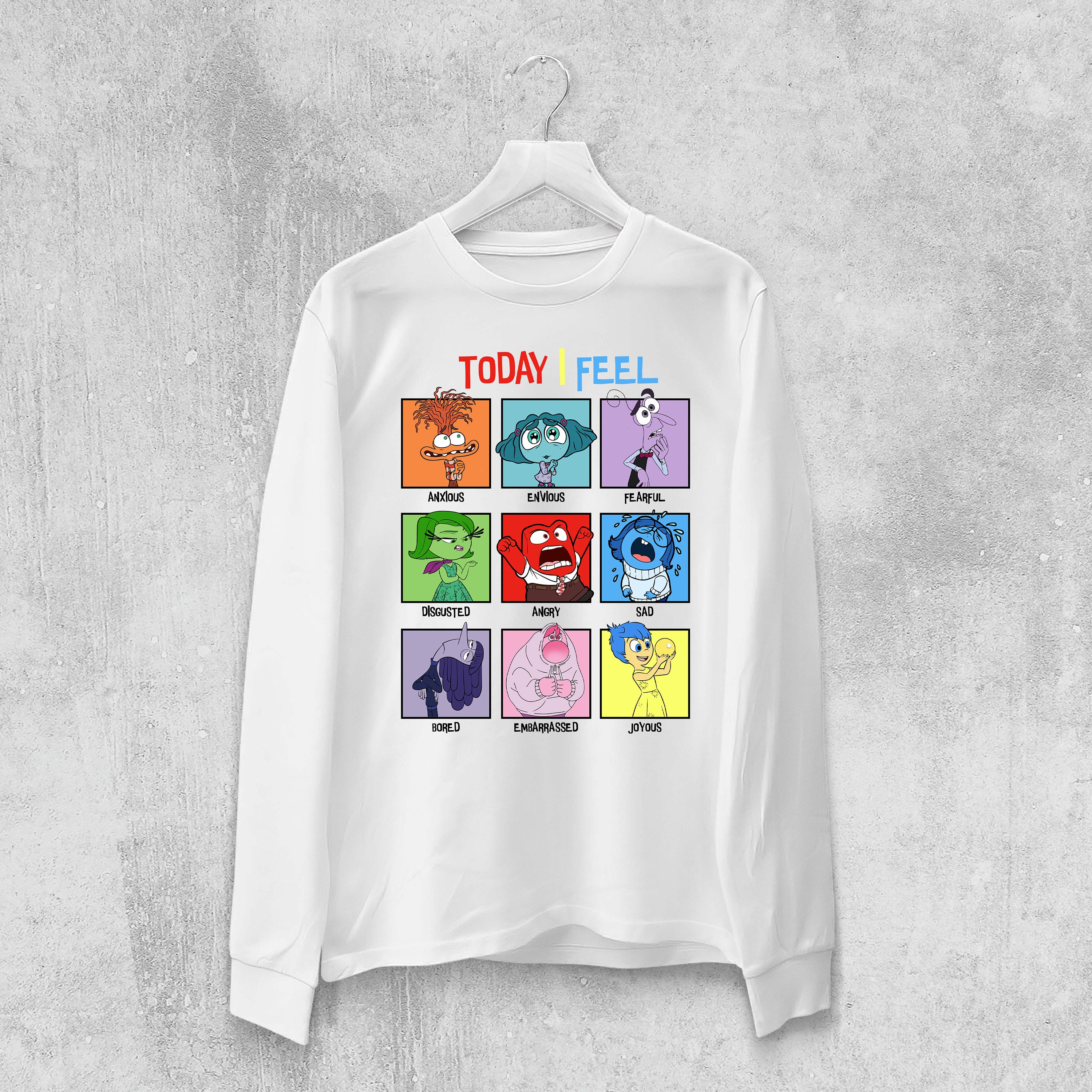 Inside Out Emotions Chart PNG: Mental Health, Therapy (digital Download ...
