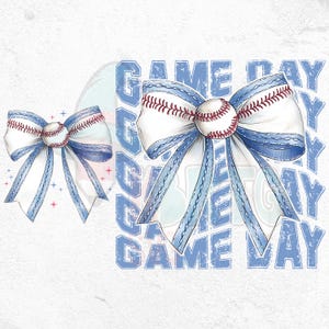 Game Day Baseball Bow Png, Coquette Baseball Png, Game day Png, Baseball Mom, Baseball Png Design, Baseball Season, Baseball Png, Sports Png