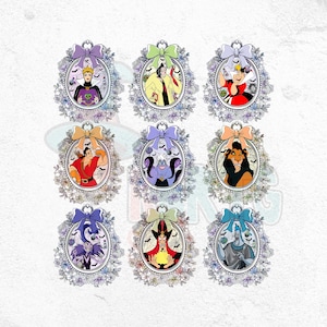 Magical Mirror Coquette Villains Png Bundle, Cruella Evil Quenn Png, Ursula Cartoon Coquette Png, Mirror Bow Png, Family Vacation