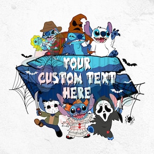 Custom Halloween Stitch Tour Png, Halloween Stitch Png, Fall Stitch Png, Pumpkin Stitch, Sublimation Design, Stitch Boo Eras Tour