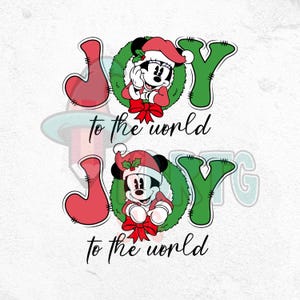 Radość dla świata PNG, Radość Mickey Boże Narodzenie Png, Wesołych Świąt Minnie Png, Para Mickey Boże Narodzenie Png, Święta Bożego Narodzenia Png, Modne Boże Narodzenie