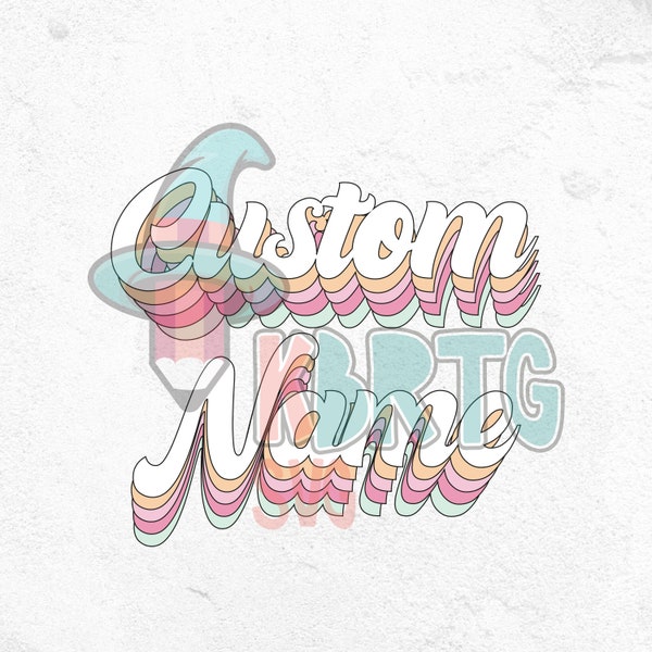 Design personnalisé SVG, pastels empilés, conception par sublimation, police de caractères svg, PNG, conception de fête, fête de la douche nuptiale, pour la mariée, fête d'anniversaire Svg Png