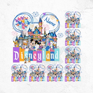 Custom 70th Anniversary of Magic PNG, Resort 1955 Png, Happiest Place On Earth Png, California Park 70th Celebration Png, 70 Years Of Magic