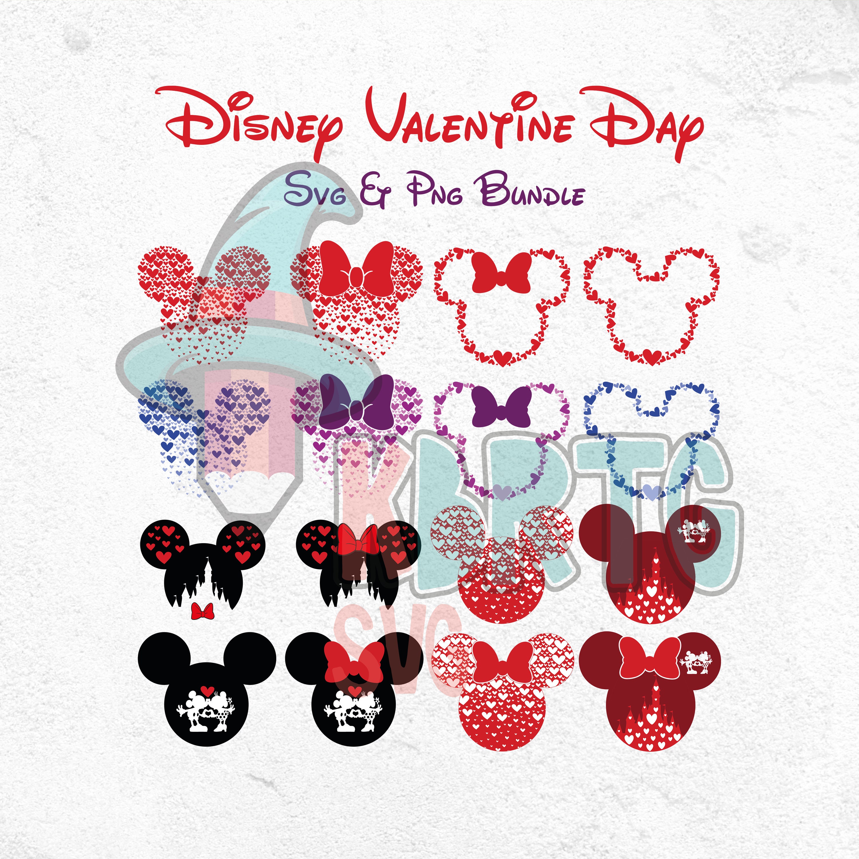 Disney Valentines Day Svg