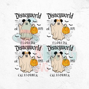 Retro Halloween png, Ghost Mickey Halloween png, Spooky Season png, Halloween Minnie Mickey Design, Halloween Mickey, Retro halloween