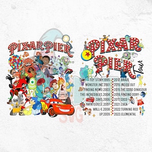 Pixar Fest 2025 Png, Zamek Pixar Pier, Pixar Fest Png, Impreza Pixar Fest 2025, Inside Out, Toy Story, Samochody, Postacie Pixara Png, Tył Przód