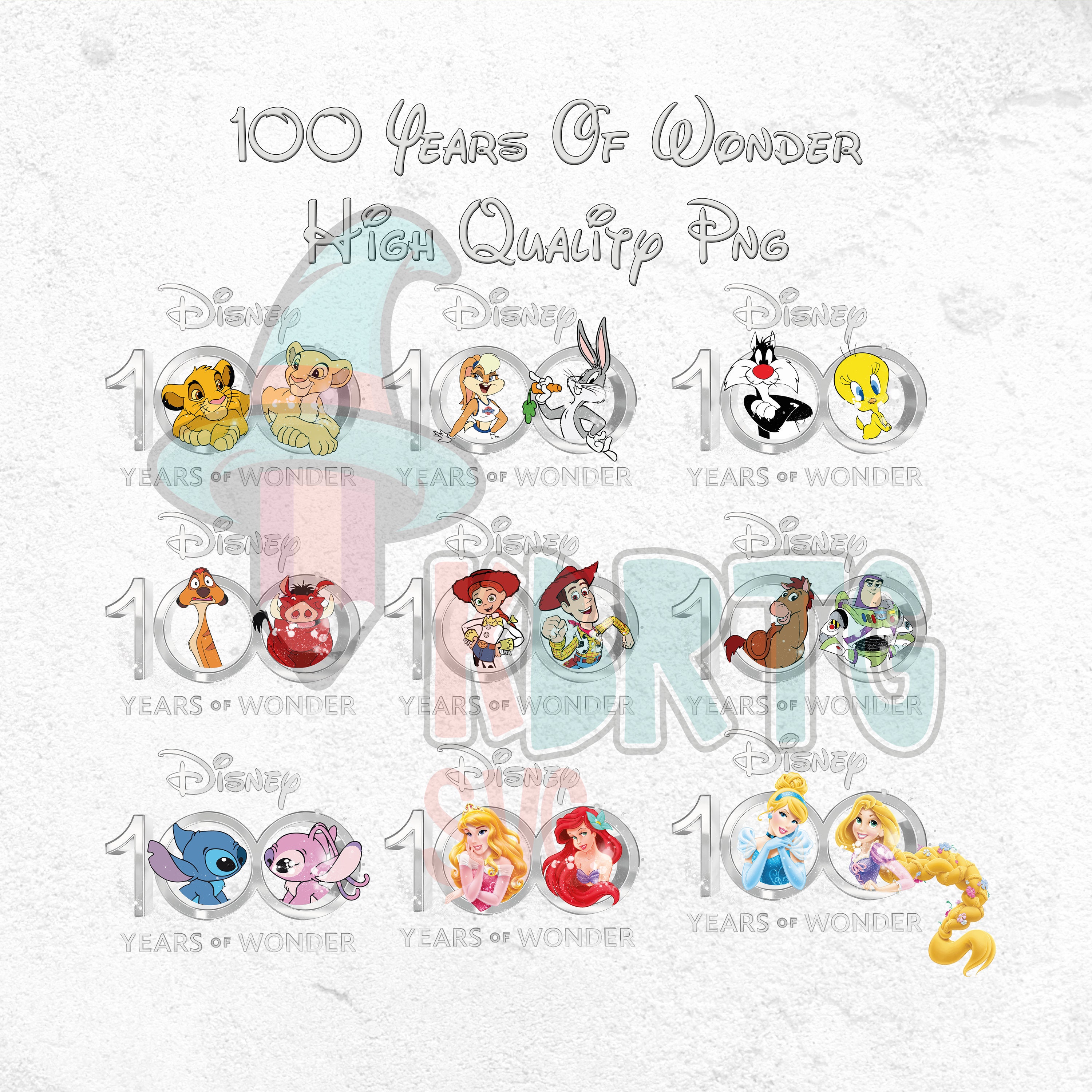 Disney100: Womens Charm Bracelet Featuring 17 Sculpted Charms Of Memorable  Disney Characters