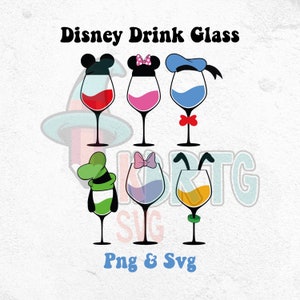 Mouse Wine Glass Bundle SVG, Minnie Glass Svg, Mouse Snack Svg, Funny Quote, Drinking World, Wine Glasses Bundle