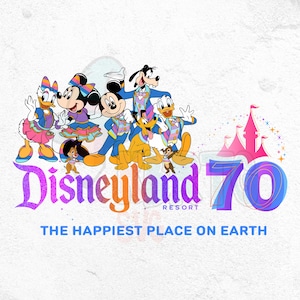 Resort 70-jähriges Jubiläum Png, Mickey Minnie Mouse Platinum Feier Png, Magic Kingdom Png, 70 Jahre magische Familienreise Passend