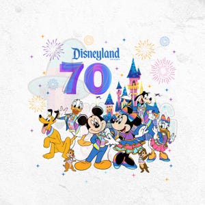 Resort 70-jähriges Jubiläum Png, Mickey Minnie Mouse Platinum Feier Png, Magic Kingdom Png, 70 Jahre magische Familienreise Passend