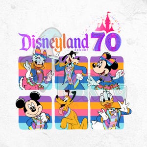 Resort 70-jähriges Jubiläum Png, Mickey Minnie Mouse Platinum Feier Png, Magic Kingdom Png, 70 Jahre magische Familienreise Passend