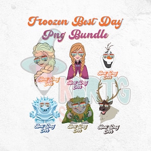 Frozen Best Day Ever Png, Olaf, Sven, Marshmallow Best Summer Ever PNG Bundle, Hello Sunshine, Magical Castle Png, Magical Vacation Day Png