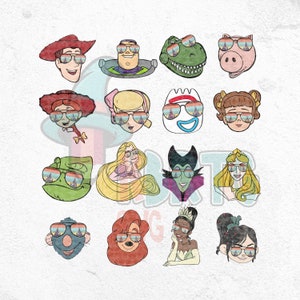 Toy Story Najlepszy dzień w życiu PNG, Buzz Lightyear, Woody, Andy, Zaplątani i Pascal Najlepszy dzień Png, Maleficent, Aurora, Księżniczka Tiana Png Bundle