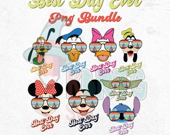 Best Day Ever Png, Best Summer Ever PNG Bundle, Hello Sunshine, Magical Castle Png, Magical Vacation Day Png