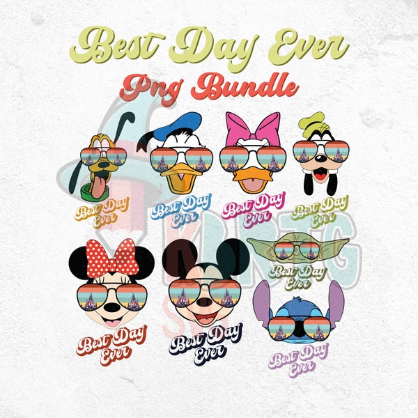 Best Day Ever Png, Best Summer Ever PNG Bundle, Hello Sunshine, Magical Castle Png, Magical Vacation Day Png