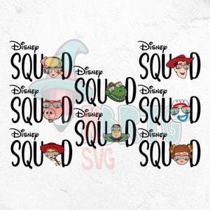 Family Squad Toy Story Squad Png, Woody, Buzz Lightyear Png, Trex And Friends, Family Vacation 2025, Family Trip,Vacay Mode,Magical Kingdom