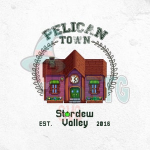 Stardew Valley PNG Fall Chicken, Stand out with Gaming, Inspired Fashion, Handcrafted Gaming Apparel , Junimo and Fruit, Instant Download