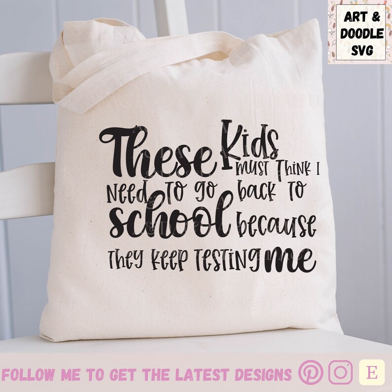 These Kids Keep Testing Me SVG Sarcastic Parenting SVG Gift Etsy