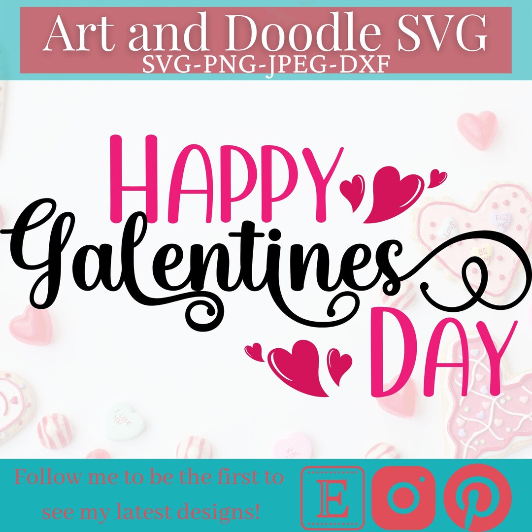 Galentine's Day, Valentine SVG, DXF, Svg, Jpeg, Png - Etsy