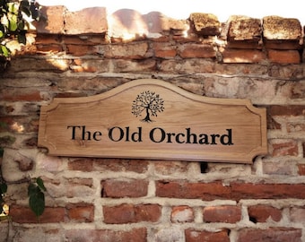 Large oak sign approx 800 x 250mm customised signs, direction arrow car park sign, any size or shape can be done