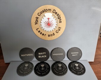 Personalized slate coasters , add any text or buisness logo , funny gift