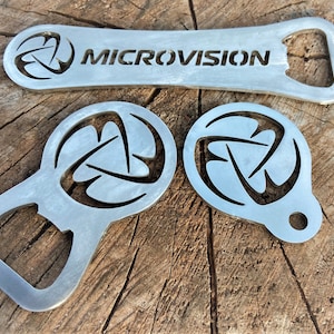 Microvision MVIS Merch Triple Pack - Keychain and Bottle Openers