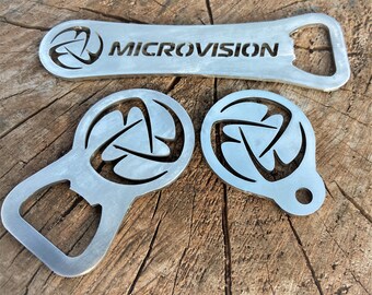 Microvision MVIS Merch Triple Pack - Keychain and Bottle Openers