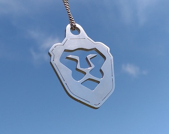 Brave Browser Lion Crest Keychain