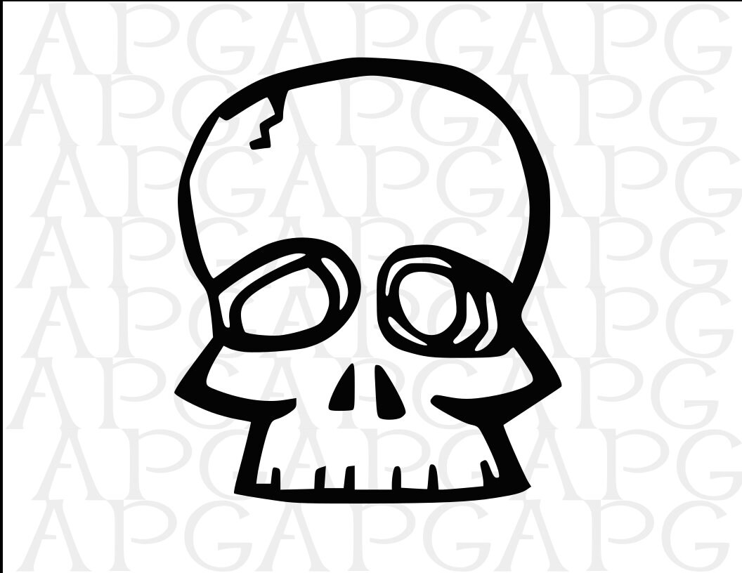 Skull Svg Skull Png Halloween Clipart Halloween SVG | Etsy
