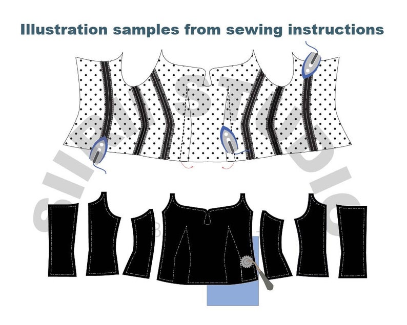 Keyhole Top Sewing Pattern PDF Instant Download Print at Etsy