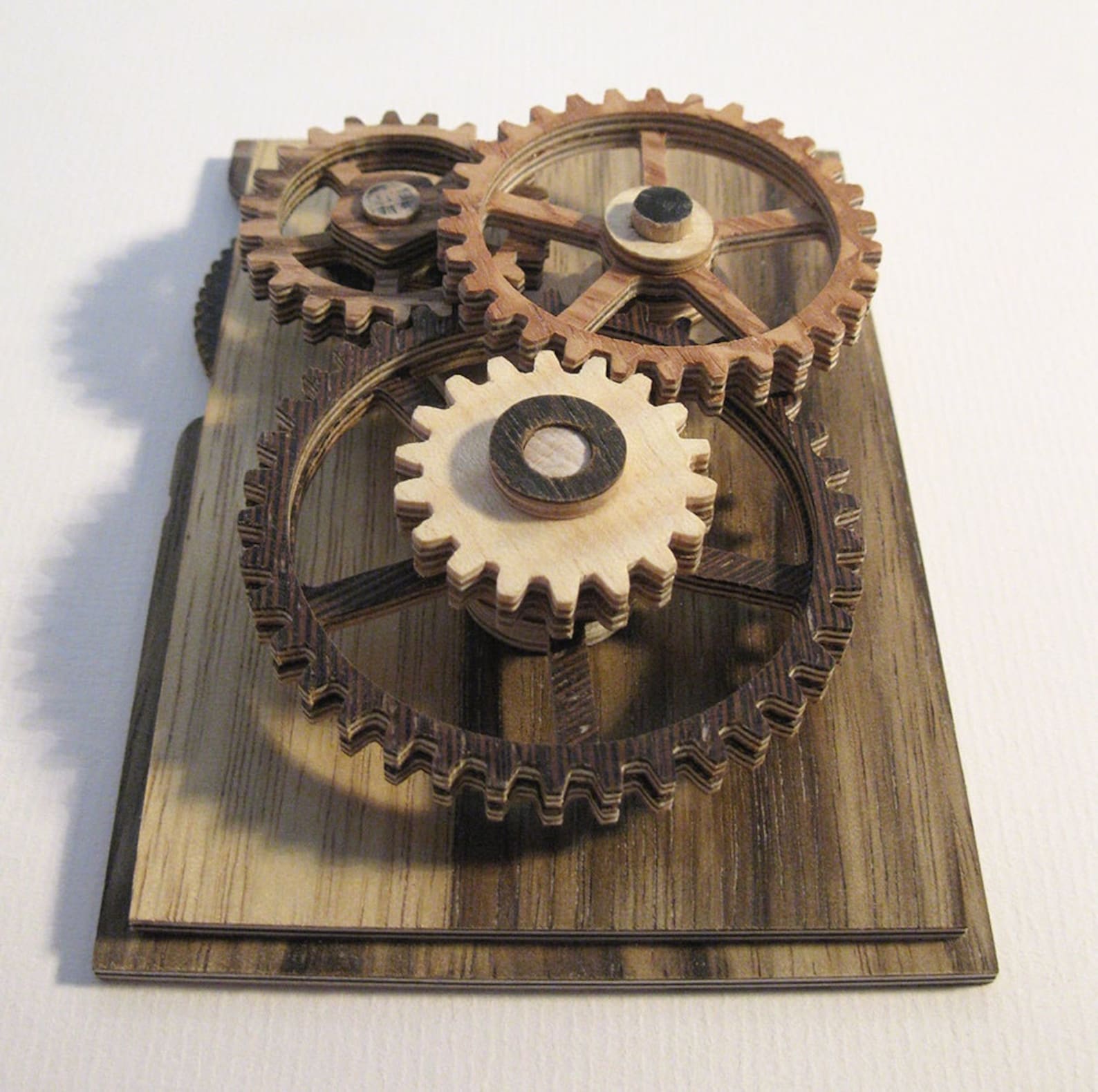 Laser cut gears box mechanism full plan and file / Full plan Etsy