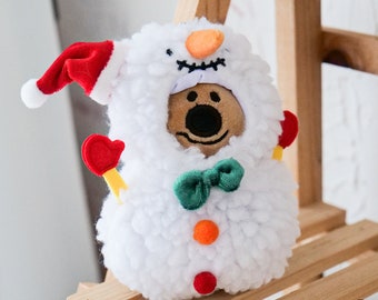 Cute Snowman Doll| Stuffed Animal | Doll Clothes Gifts .