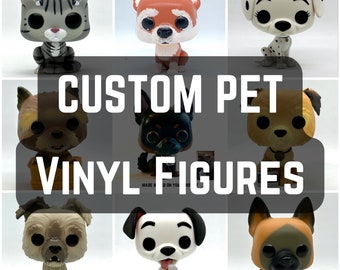 Custom Pet Figure - Adorable Keepsake of Your Dog or Cat