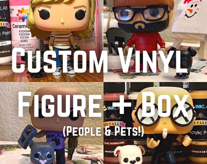 Custom Vinyl Figure Box Etsy