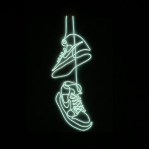 Nike schoenen online neon