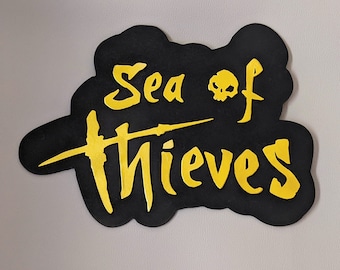 Logo Sea of Thieves en Bois 3D.