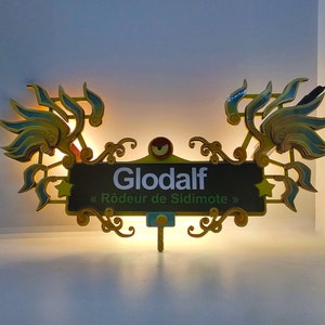 Personalized Dofus ornament in handcrafted wood image 1