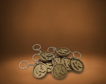 Dofus Kamas Keychain.