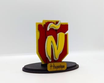 Dofus, Bouclier Hispanique Miniature en Bois 3D