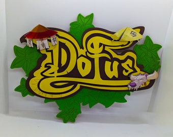 Logo Dofus Retro (1.29) en Bois 3D.