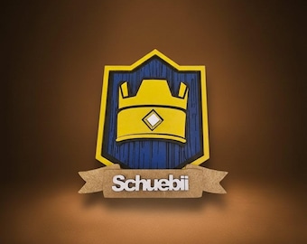 Stemma in legno di Clash Royale