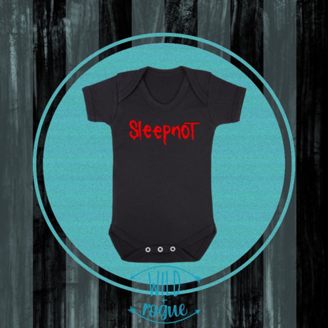 Sleepnot Alternative Music Inspired Baby Band Merch Parody Etsy UK
